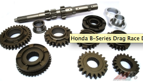 Team M Factory Dog Gear Sets for Honda K20A - 2.313 1st, 1.650 2nd, 1.304 3rd, 1.080 4th, 0.958 5th & 0.851 6th